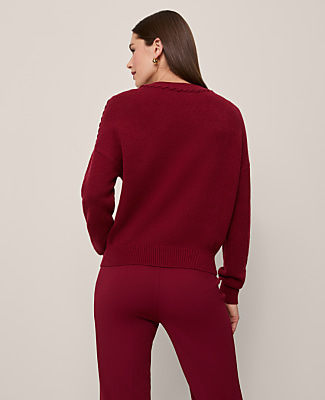Petite Whipstitch Sweater