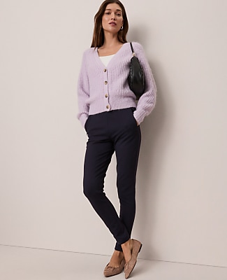 Petite Weekend Cozy Ribbed Cardigan