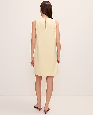 Shift Dress in Linen Blend