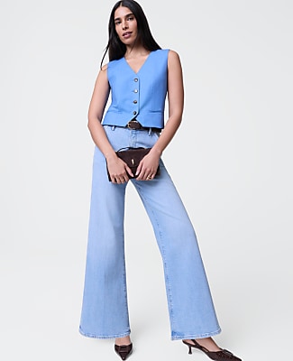 The Tailored Vest in Luxe Twill
