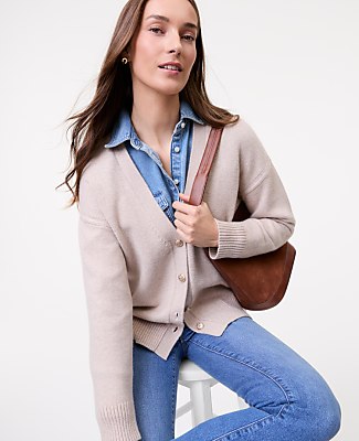 Petite Weekend Boyfriend Cardigan