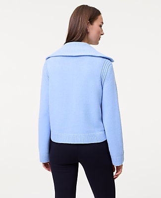 Petite Weekend Contrast Stitch Sweater Jacket
