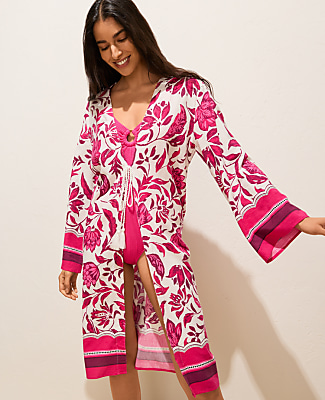 Floral Beach Kimono