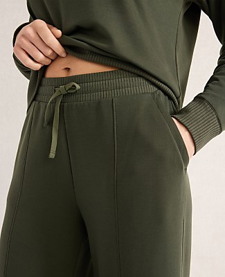 Haven Well Within Fleece Pintuck Wide Leg Pants
