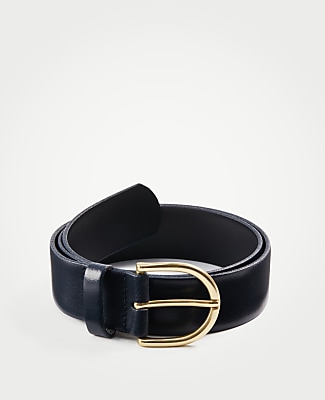 Wide Leather Trouser Belt - thumbnail 4