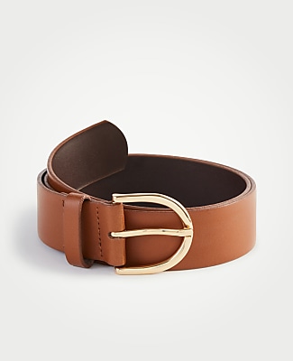 Wide Leather Trouser Belt - thumbnail 3