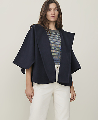 Collared Poncho