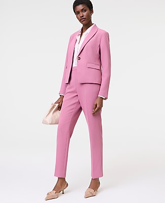 The Petite Relaxed Ankle Pant in Fluid Crepe