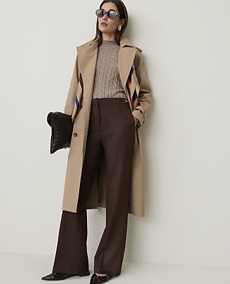The Modern Trouser in Faux Suede
