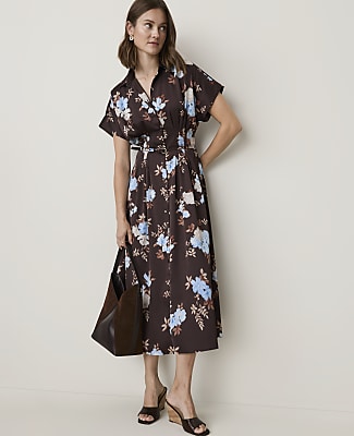 statement dresses for women Long Glitter-Print Prom Dress with Side Drape Gold Violet / 8 this dress combines comfort and style effortlessly Dresses for Women | Midi,
