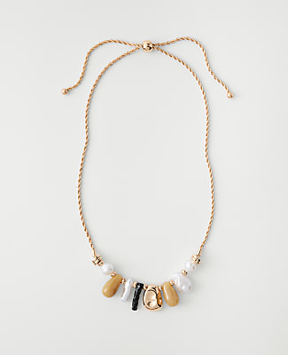 Mixed Stone Pendant Necklace