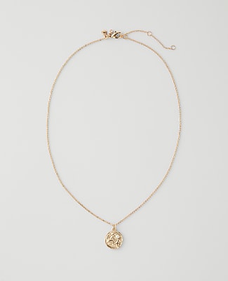 Textured Pendant Necklace