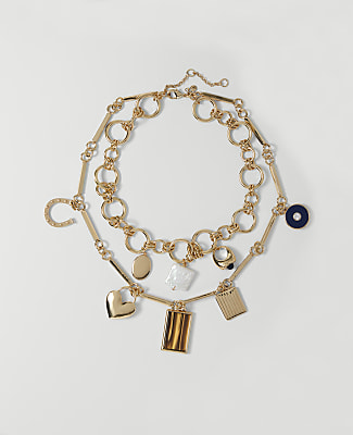 Layered Charm Necklace