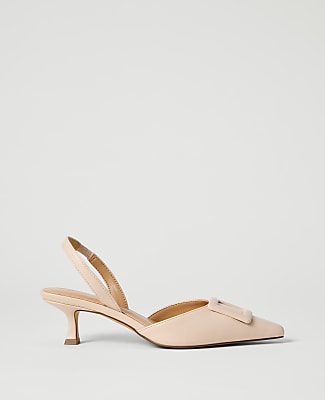 Leather Slingback Pump