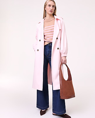 Weekend Hooded Trench Coat