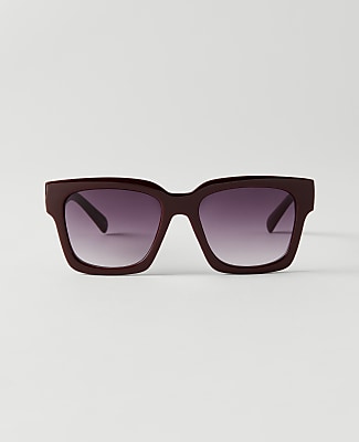 Oversized Curved Square Sunglasses - thumbnail 2