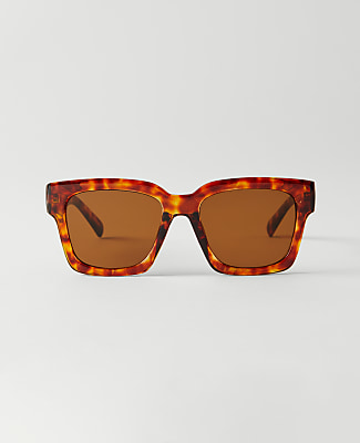 Oversized Curved Square Sunglasses - thumbnail 3