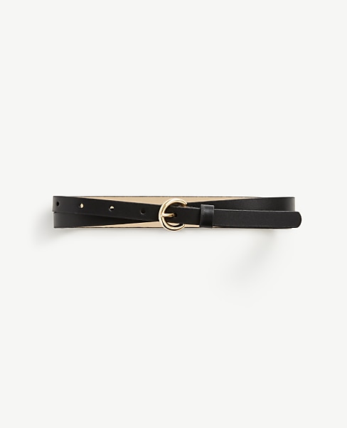 Skinny Leather Belt