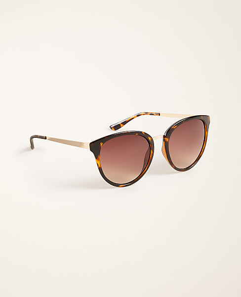 Round Sunglasses - Tortoise Brown