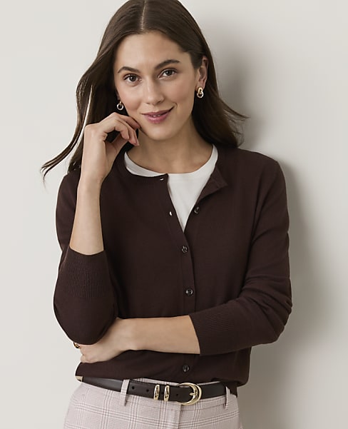 Ann Cardigan - French Mocha