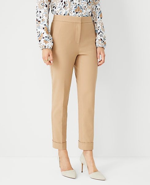 The Petite High Rise Eva Ankle Pant