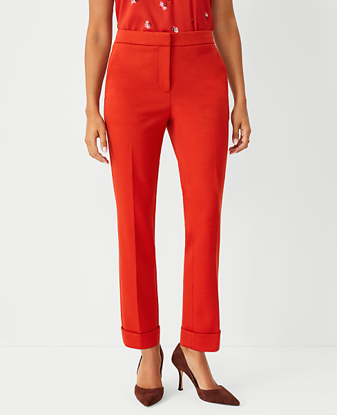 The Petite High Waist Everyday Ankle Pant in Double Knit - Curvy Fit