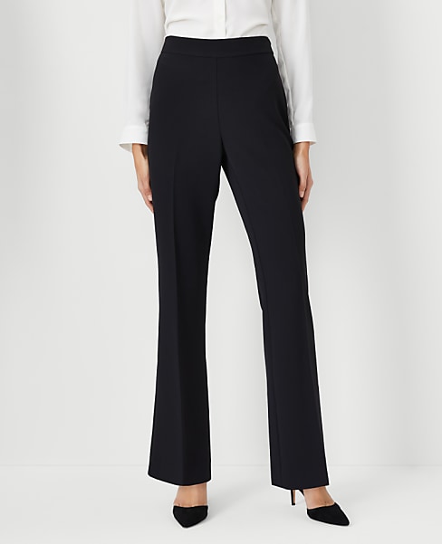 The Side Zip Trouser in Fluid Crepe — Curvy Fit