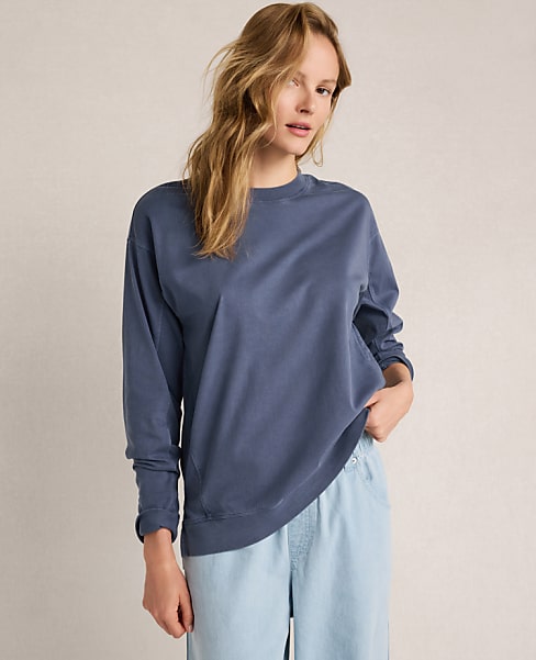 Haven Well Within Garment-Dyed Organic Cotton Jersey Pullover