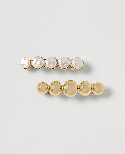 Pearl Hair Clip Set