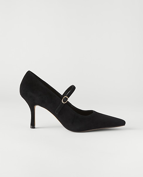 Suede Mary Jane Pump