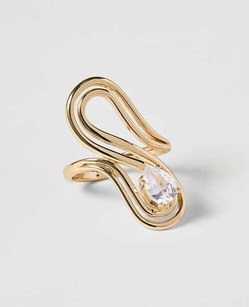 Embellished Loop Ring