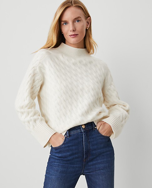 Cashmere Cable Sweater