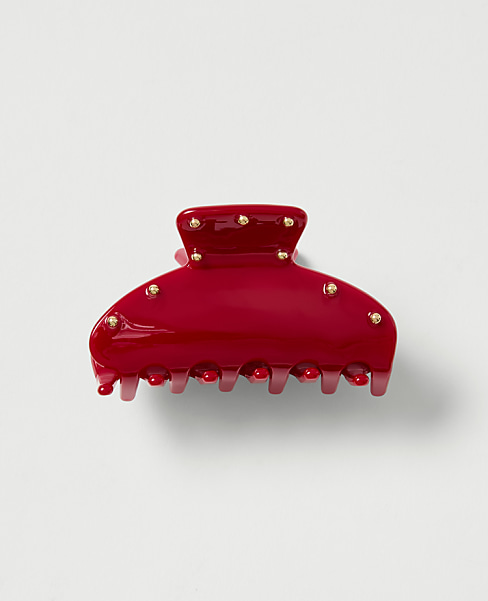 Studded Acetate Hair Clip