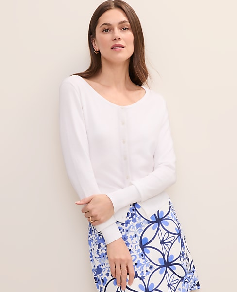 Scoop Neck Cardigan