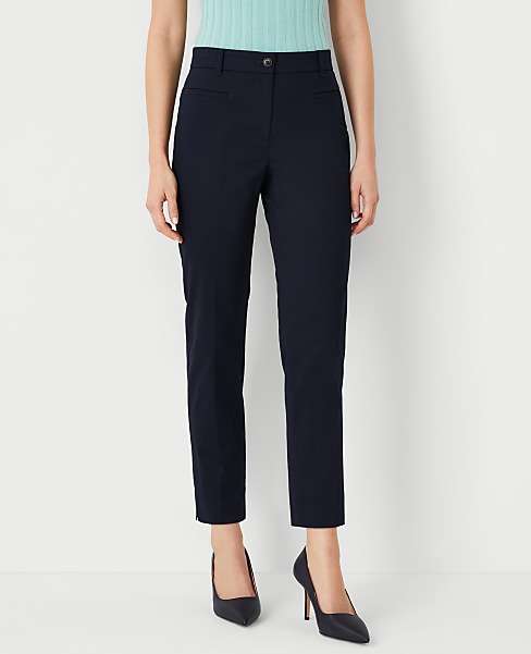 The Cotton Crop Pant — Curvy Fit - Atlantic Navy