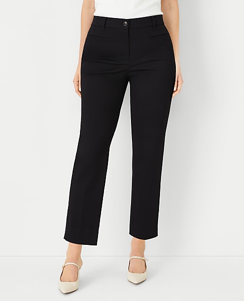 The Cotton Crop Pant — Curvy Fit - Black