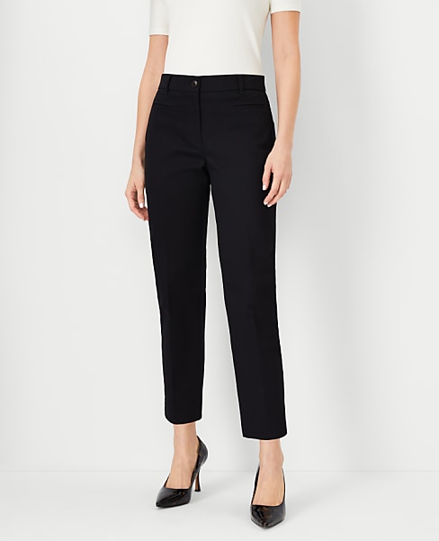 The Cotton Crop Pant - Black