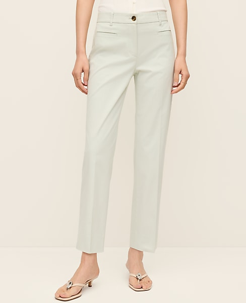 The Petite Cotton Crop Pant – Curvy Fit