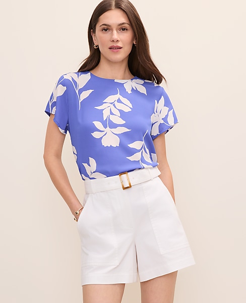 Floral Crew Neck Tee