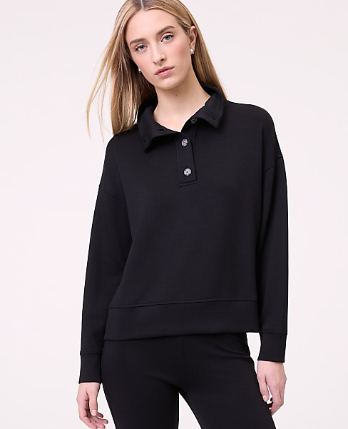 Weekend Mockneck Sweatshirt in CloudPlush