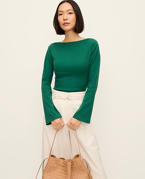 Petite Bell Sleeve Top