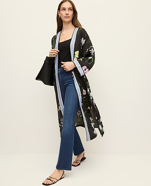 Floral Long Kimono