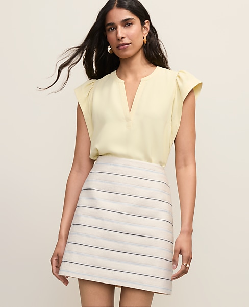 Flutter Sleeve Top