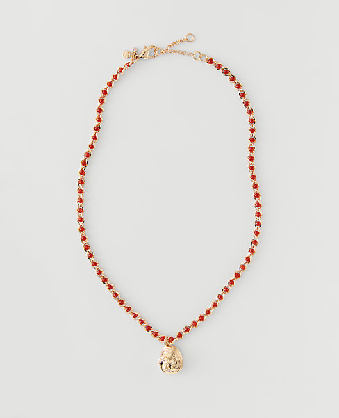 Beaded Pendant Necklace