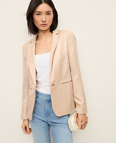 The Hutton Blazer in Shine