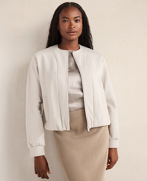 Haven Well Within Soft-Brushed Fleece Bubble Bomber