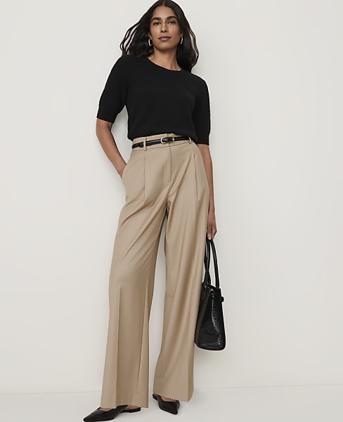 The Pleated Wide-Leg Pant