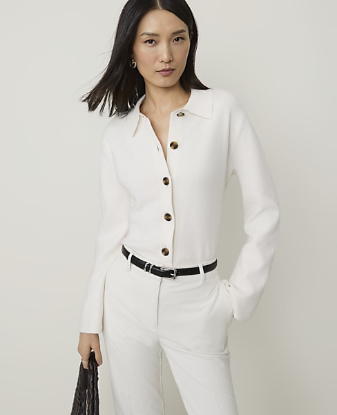 Collared Sweater Jacket