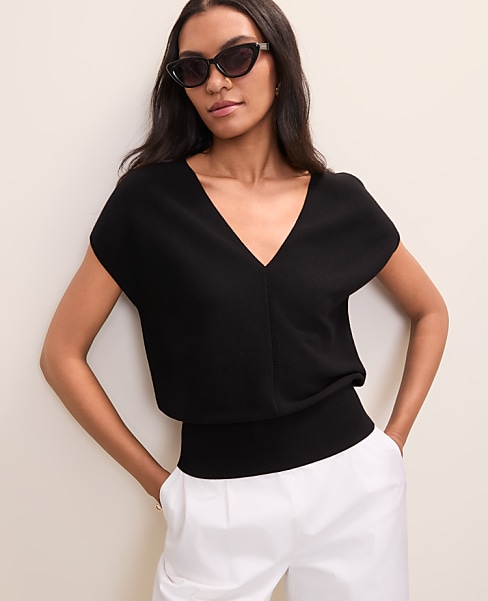 Petite V-Neck Sweater