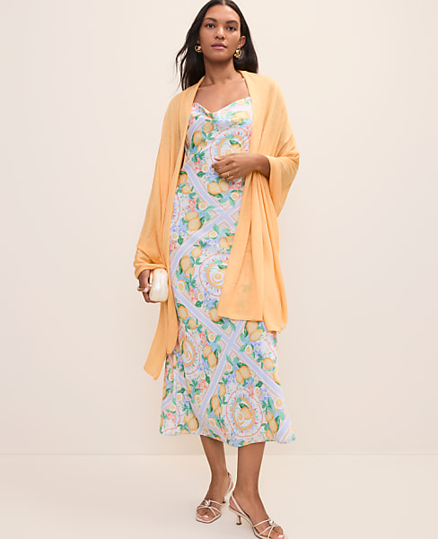 Wrap Poncho - Tropical Papaya
